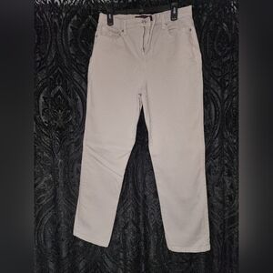 Women's tan jeans